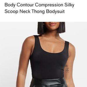 Express NWOT Body Contour Black Bodysuit